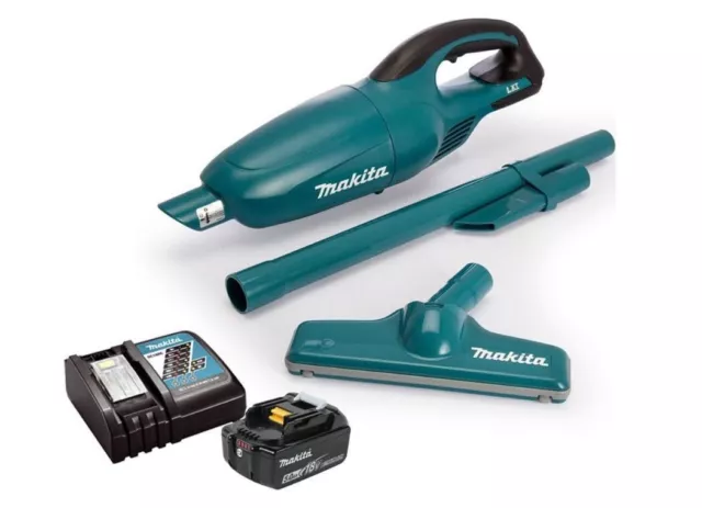 Makita DCL180Z Cordless 18V Li-ion Vacuum Cleaner + 1 x 5.0Ah Battery & Charger