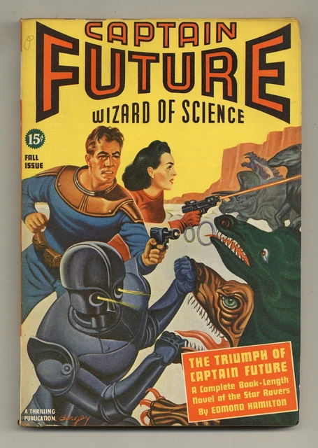 Captain Future Pulp Oct 1940 Vol. 2 #1 FN 6.0 RESTORED
