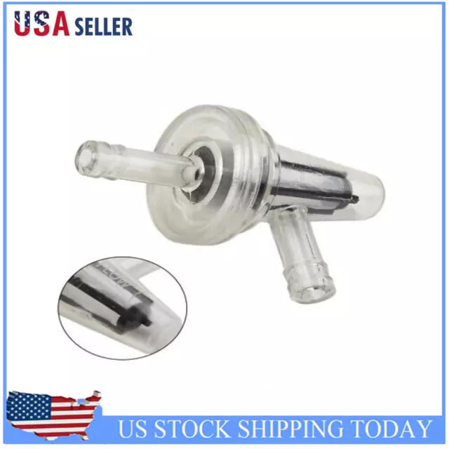 5/16 Inch 8mm Motorcycle Fuel Filter Inline 90 Degree Angle Universal Fit New