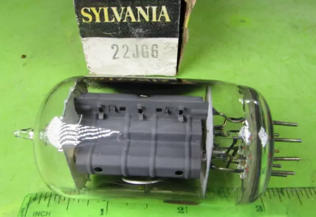 SYLVANIA 22JG6 Staubsauger Rohr TV Gitarre Amp Ham Radio NOS 9 Pinnen Spitze USA