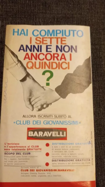 BARAVELLI natale 1967  CATALOGO GIOCATTOLI RARO ANNI '60