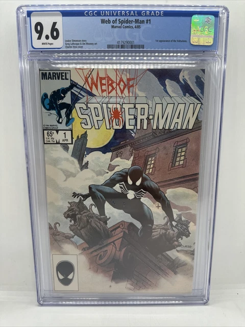 Web of Spider-Man #1 CGC 9.6 NM+ White Pages 1st Appearance Vulturions