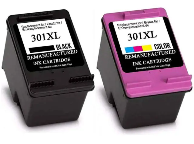 2 Cartucce Compatibili HP301XL Nera e Colore HP Deskjet 1050 2050 2050S 1000