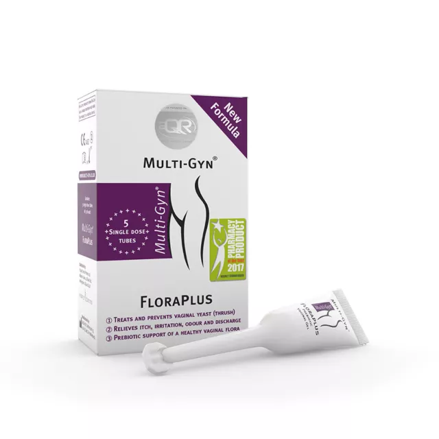 Multi-Gyn Flora Plus (anteriormente bio-fem) previene la candidiasis vaginal bacteriana