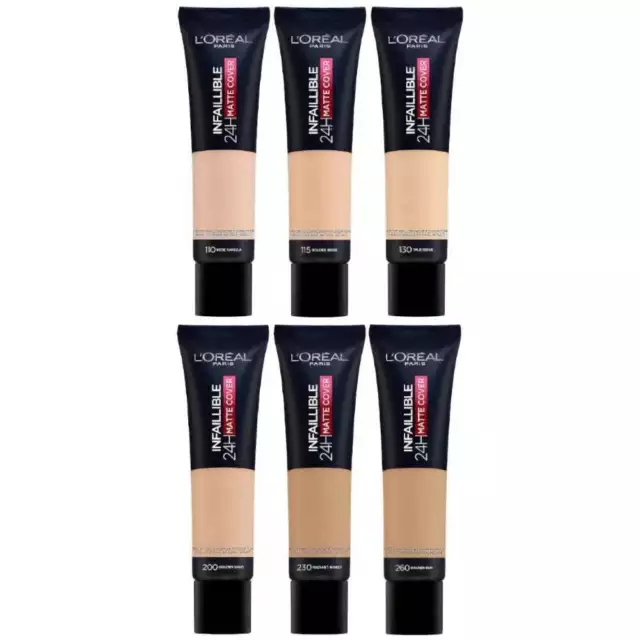 L'Oreal Infaillible 24hr Matte Cover Grundierungscreme-Wählen Sie Ihre Farbe