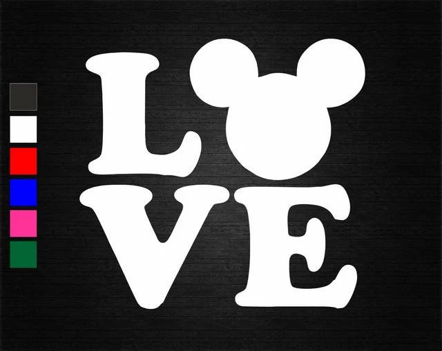 MICKEY MOUSE FACE Disney Vinyl Decal Sticker Car/Van/Wall/Laptop/Tablet