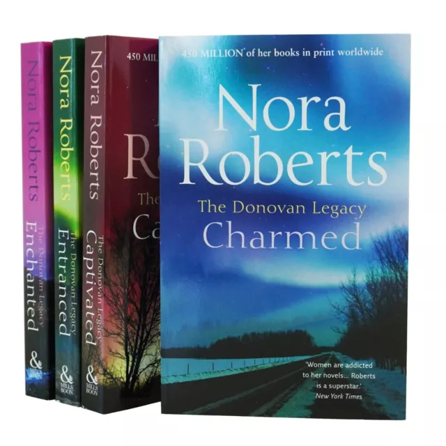 Donovan Legacy Serie 4 Bücher Sammlung Set von Nora Roberts - junger Erwachsener - PB