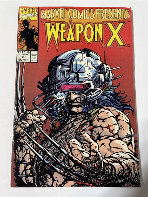 MARVEL COMICS PRESENTS #79 (1991) VF/NM- 1st Weapon X Wolverine Appearance Book