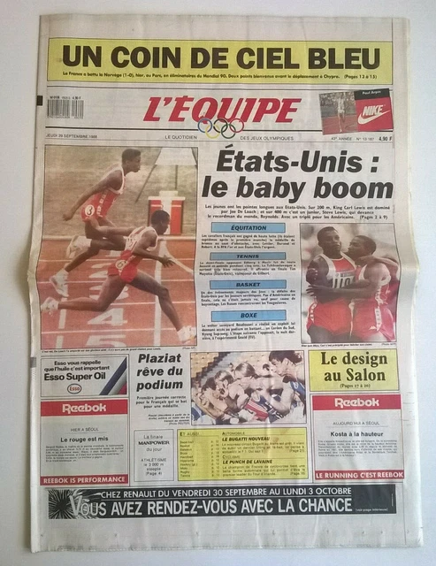 Poster AS Monaco/Équipe De France – Hoddle & Hateley – 1986/88 – 82x58 Cm
