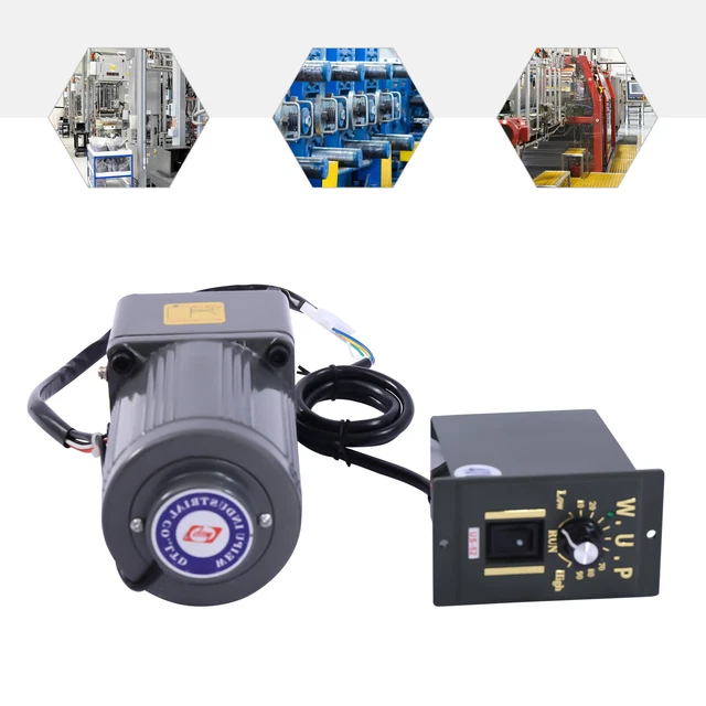 Motore Elettrico 220V Con Regolatore Di Velocità - 6W, 0-68 Giri/min, Riduttore 20K, Basso Rumore - Foto 7