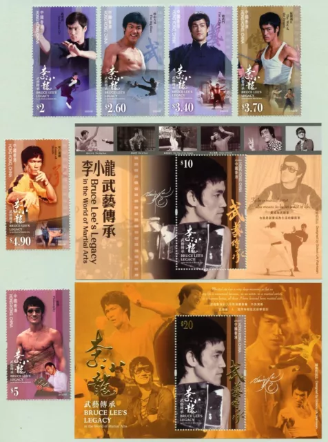 Hongkong 2020 Bruce Lee Schauspieler Kino Action Filme Cinema Martial Arts MNH