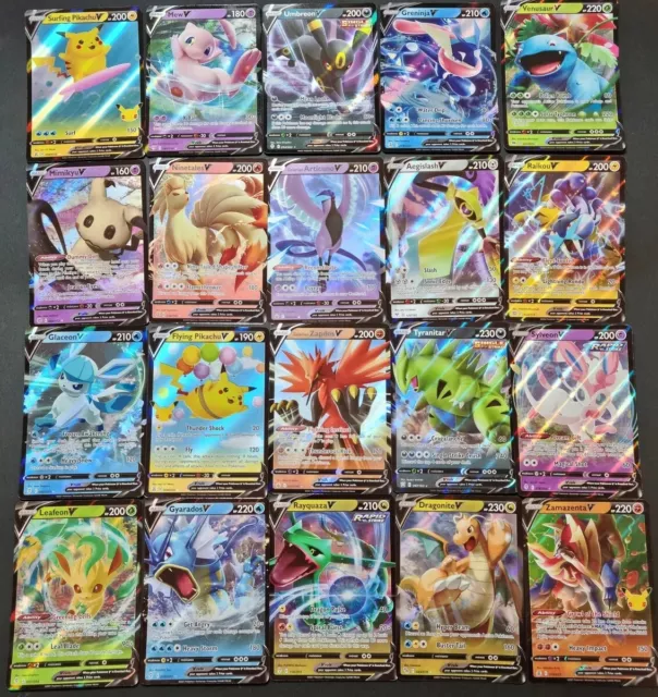 50 Pokemon TCG Official Card Bulk Lot Holo Rare & Ultra Rare V EX GX Guaranteed