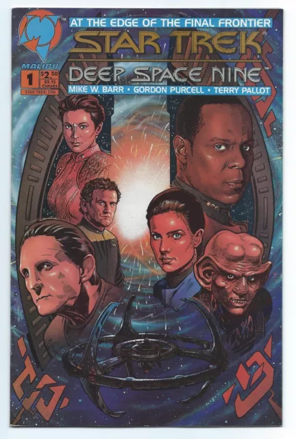 1993 Malibu Comics Star Trek Deep Space Nine #1 Mike W Barr Gordon Purcell