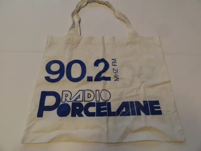 Sac Publicitaire  Radio Porcelaine 90.2 Limoges Radio Libre Disparue Collection
