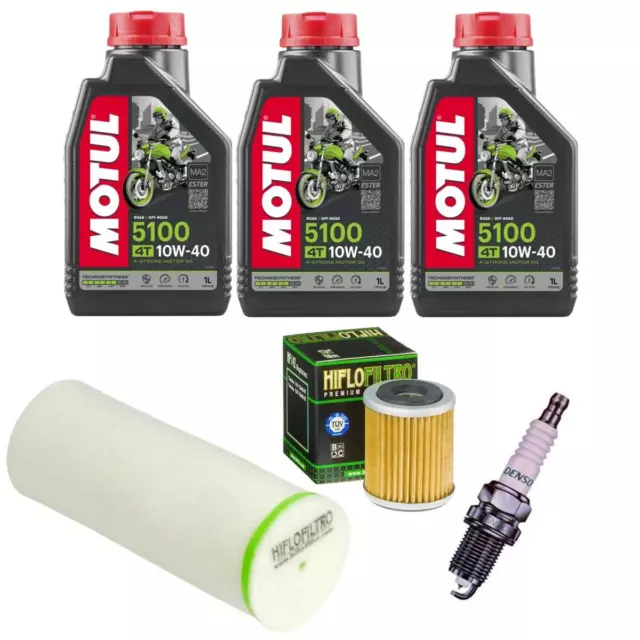 Service-Kit Motul Öl, Filter, Zündkerze für Quad YAMAHA YFM 350 R RAPTOR