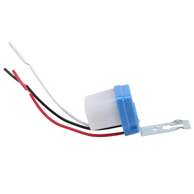 2 x (AC DC 12 V 10A lampada automatica interruttore crepuscolare sensore luce crepuscolo 7459