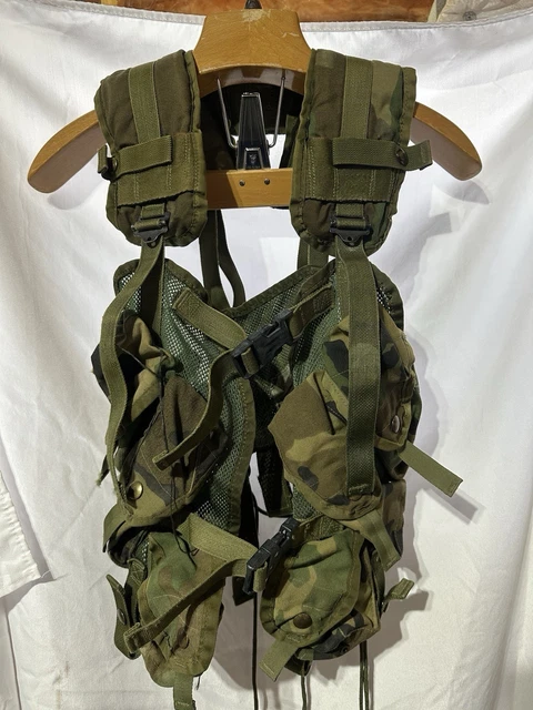 US ARMY WOODLAND Camo LBV Tactical Load-Bearing Vest Enhanced $49.99 ...