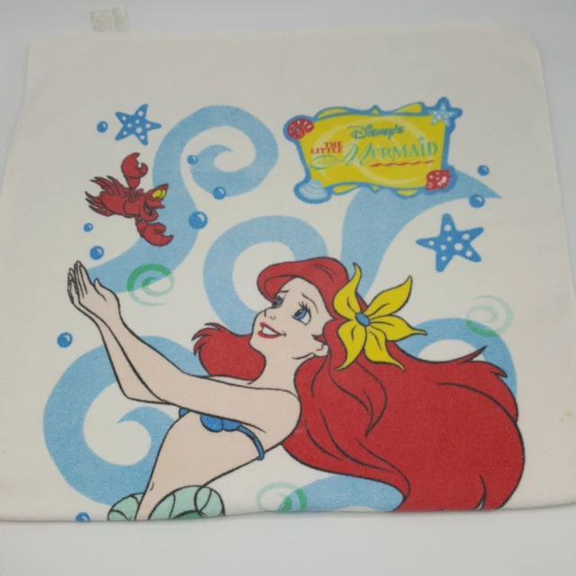 DISNEY THE LITTLE Mermaid Aerial Sebastian Flounder Beach Towel Franco
