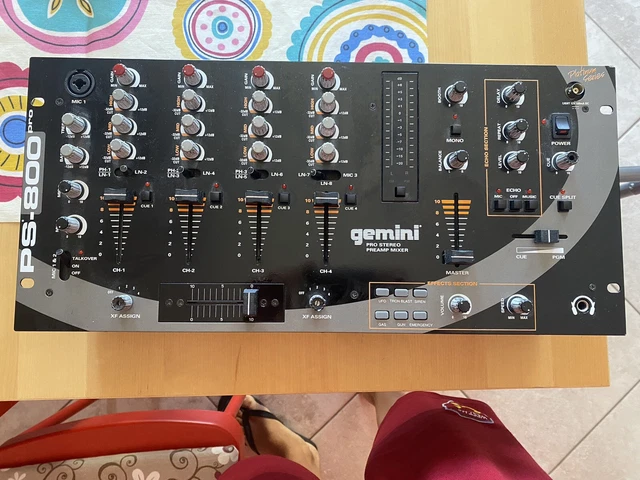 gemini ジェミニ PS 676 アナログ ステレオ プリアンプ ミキサー