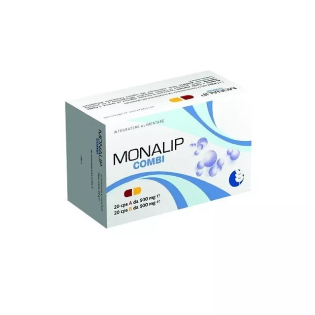 BIOGROUP Monalip Combi - Cholesterol Levels Supplement 20 + 20 Capsules