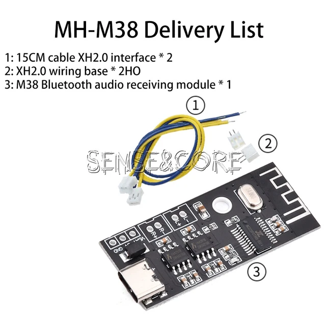 MHMX38 WIRELESS BLUETOOTH Audio Module TypeC interface 5W+5W Audio