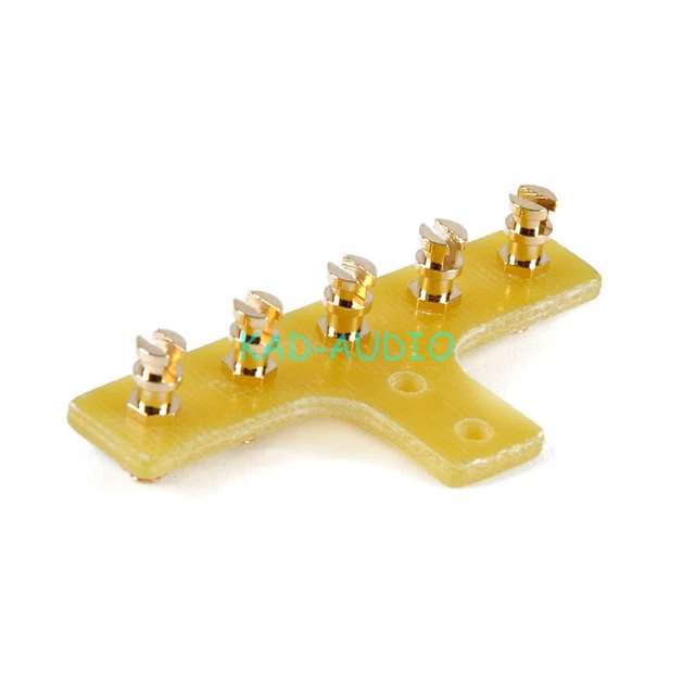 2pcs Terminal Strip Turret Tag 5Lugs Board Audio Guitar Tube Amplifier Parts 3