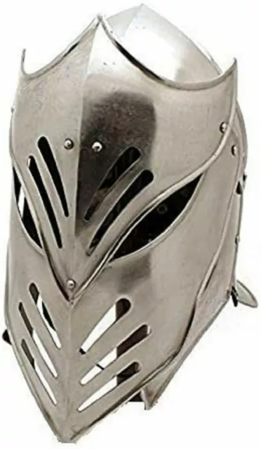 Medieval Warrior Brand 20G Steel Armageddon Helmet w/Leather Liner