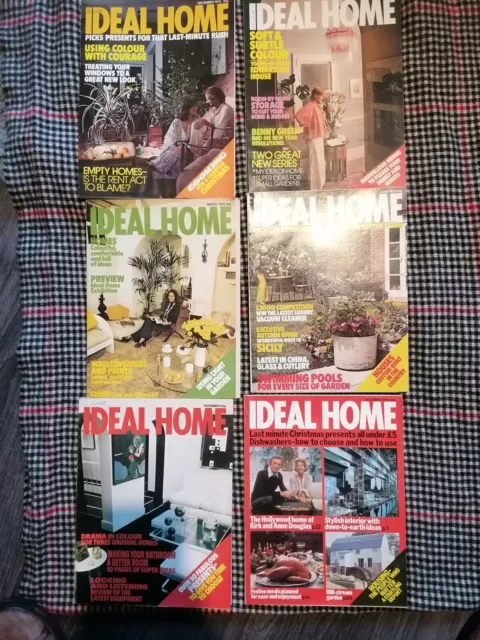 IDEAL HOME Vintage magazine bundle vintage Dec 1975 - Dec 1976