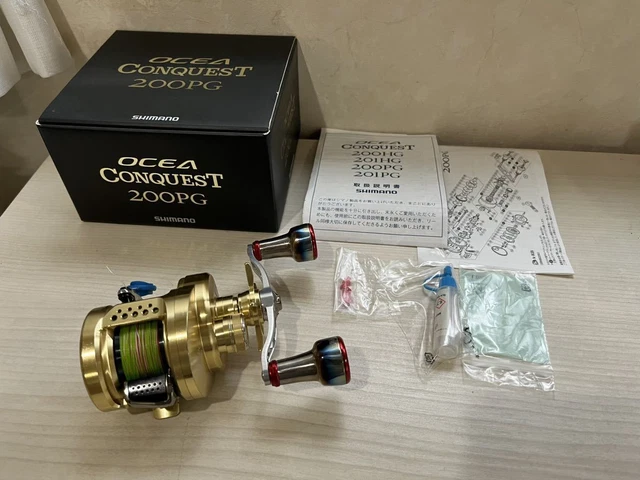 Shimano 15 Ocea Conquest 200PG custom with line 158879