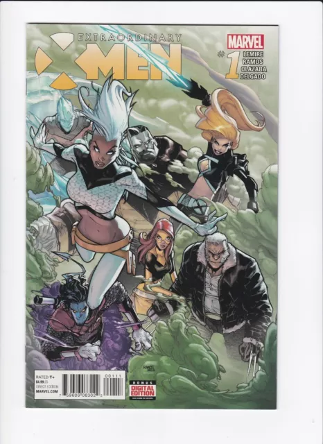 Extraordinary X-Men #1-2 (Hq Scans) Jeff Lemire, Marvel Comics 2016 [Wolverine]