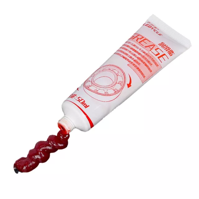 Dark Red Grease 50ml Lubricant Tube for BIKE CYCLE CAR MOTO Bearing Bmx Hub