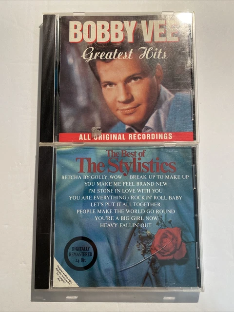 Greatest Hits by Bobby Vee (CD, 1994) PLUS The Best Of The Stylistics￼ zah