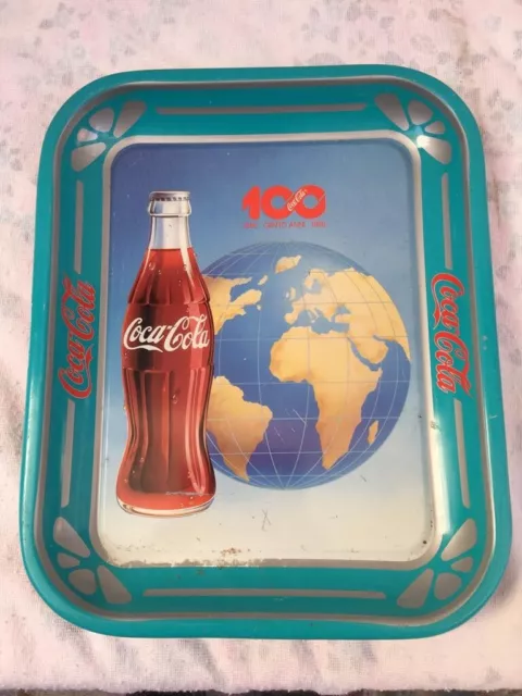 Vassoio commemorativo 100 Anni Coca-Cola