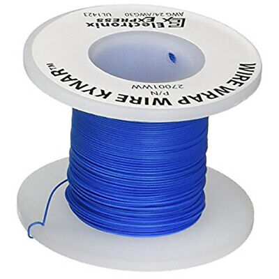 Wire Wrap Solid Kynar Wire 30 Gauge (Blue, 100 feet)