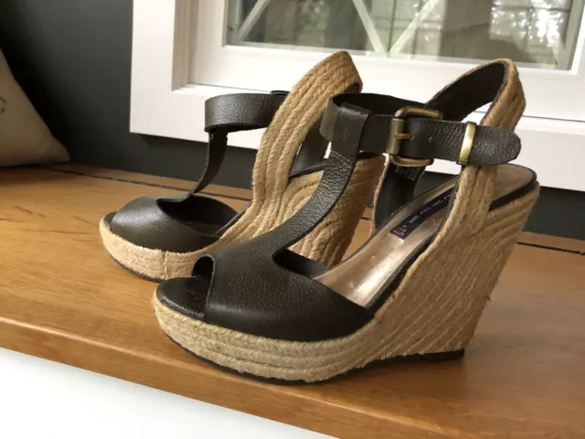 T-strap wedge espadrilles By Steve Madden