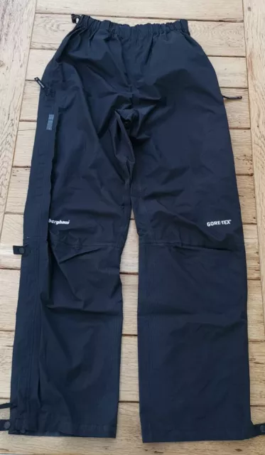 Berghaus Goretex Paclite Waterproof Pants Trousers Mens Medium