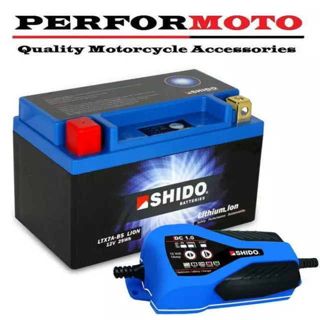 KYMCO 50 (4T) Dink 2009-2009 Shido Lithium Battery & Charger