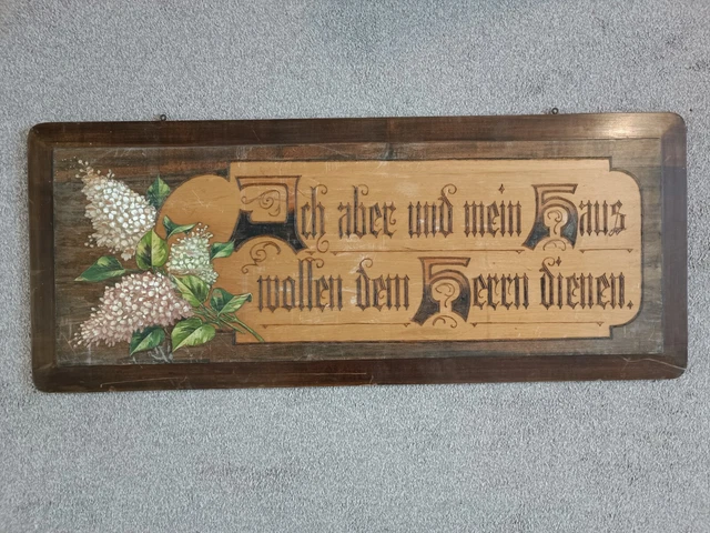 HOLZTAFEL HOLZSCHILD MIT Spruch Alt EUR 25,00 PicClick DE