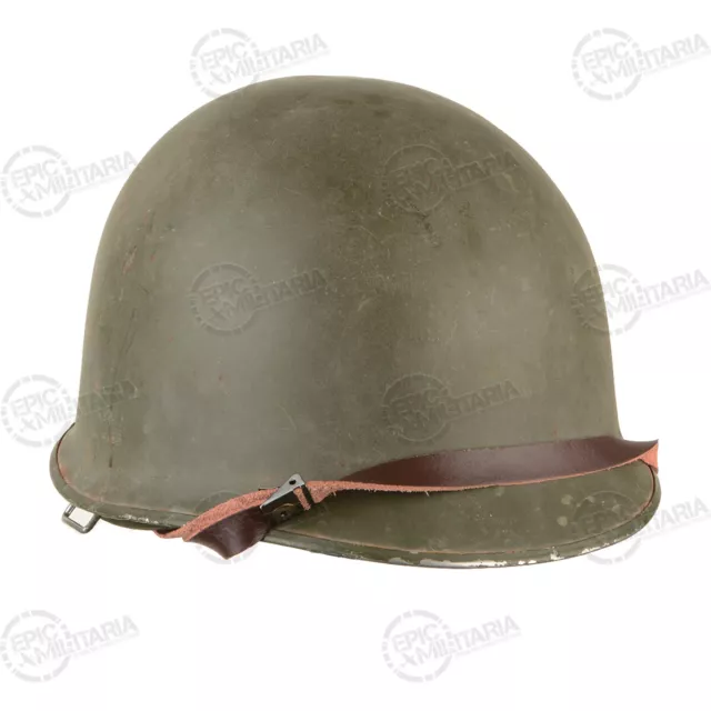 Genuine Original US M1 Helm with New Plastic Liner - WW2/Vietnam Reenactment 3