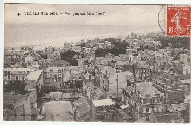 Carte Postale Ancienne – Villers-sur-Mer (14) – Place Du Bourg, Rue De La Mer – 1900