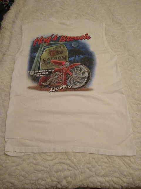 Vintage Harley Davidson T Shirt Hog’s Breath Saloon Key West FL Size L