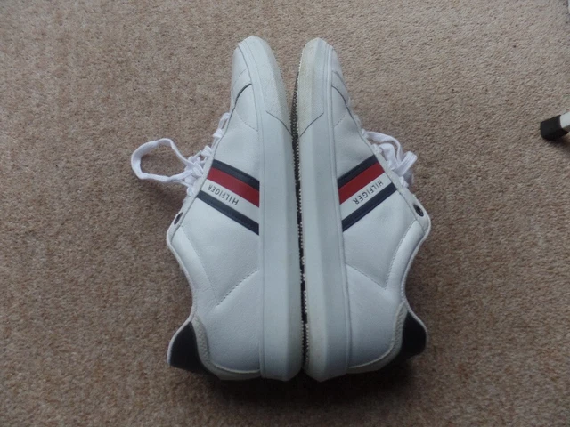TOMMY HILFIGER WHITE Billy Cny 2a Trainers Sneakers Womens Size 6