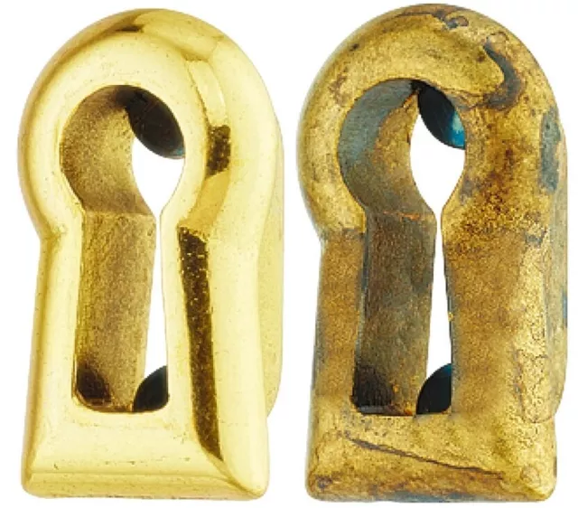 Schlüsselbuchse en Laiton Schlüssel-schild Pour S'Engager Clés de Meubles Iris