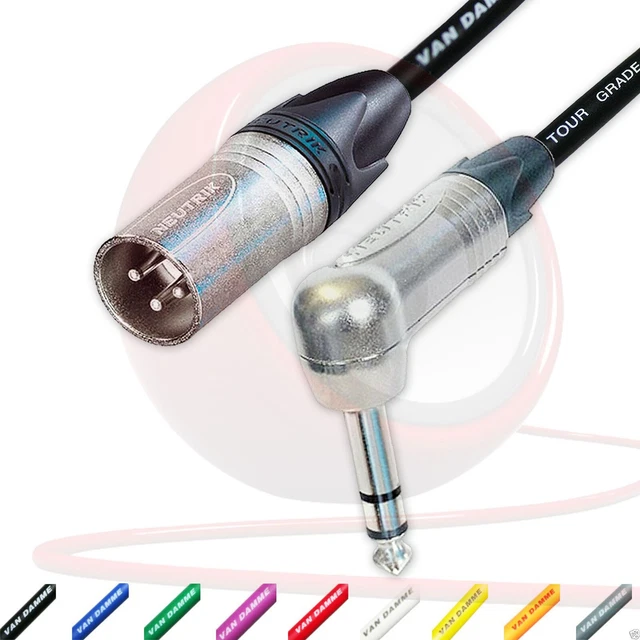 Jack Piombo Maschio Da XLR A 1⁄4 TRS. Cavo Microfono Balanced Van Damme - Foto 12