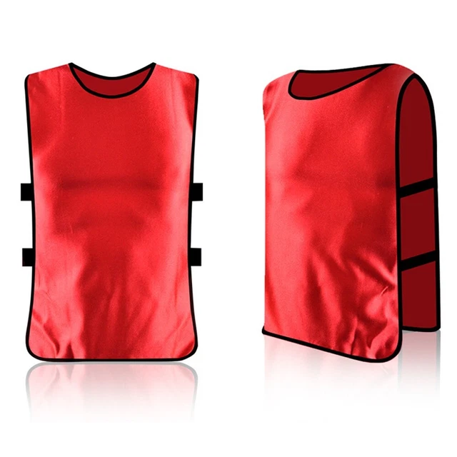 Gilet Durevole Calcio Allenamento 12 Colori Traspirante Adattabilità Allentata