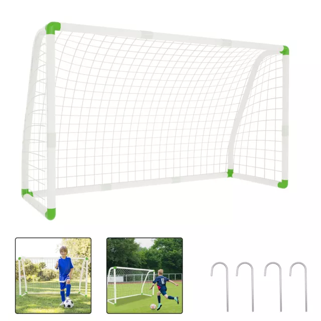 Fußballtore PVC 180x120 cm Garten Fußballtor für Kinder Training 100% Wetterfest