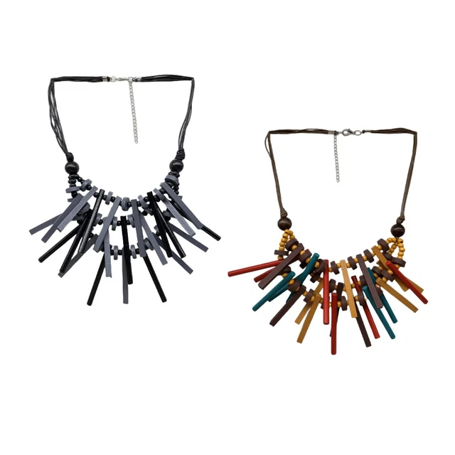 COLLIER RAS DE COU CREATION COUTURE CROCHET MAINSYLVETTE RAISONNIER BRIQUE