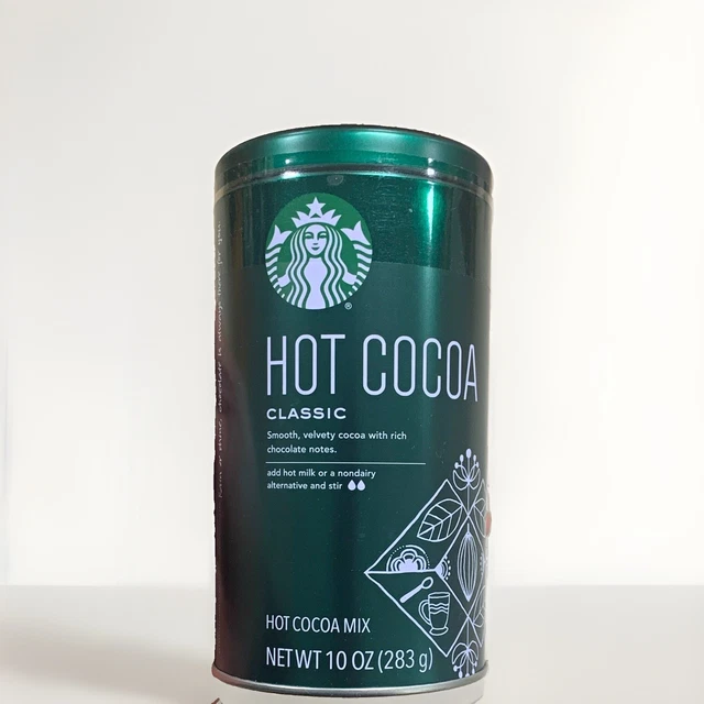 Hit Coc STARBUCKS HOT COCOA Classic Hot Chocolate Drink Mix, 2-Pack 10 oz (283 ...