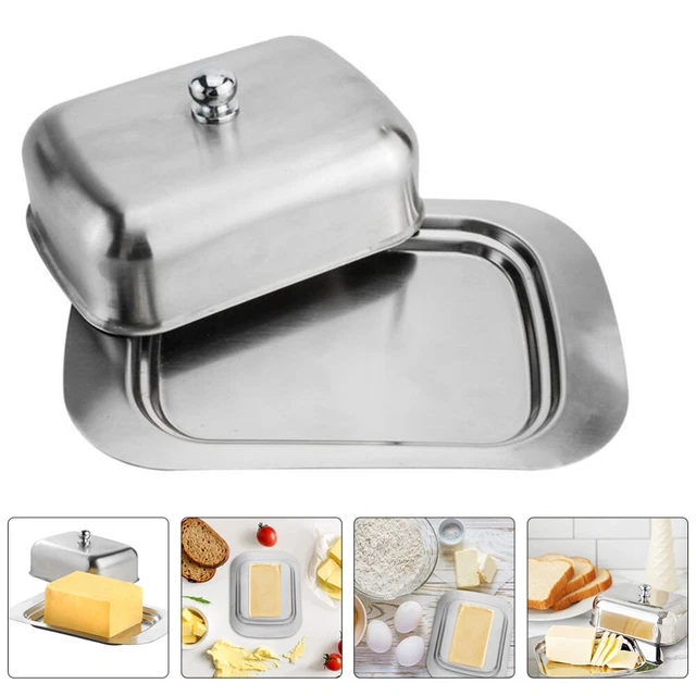 CONTENITORE SCATOLA FORMAGGIO burro per scatole frigorifero con vassoio