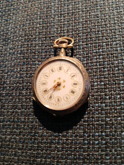 Montre gousset 1910 - en argent massif - à réparer - lot 19 - Montres & Bijoux
